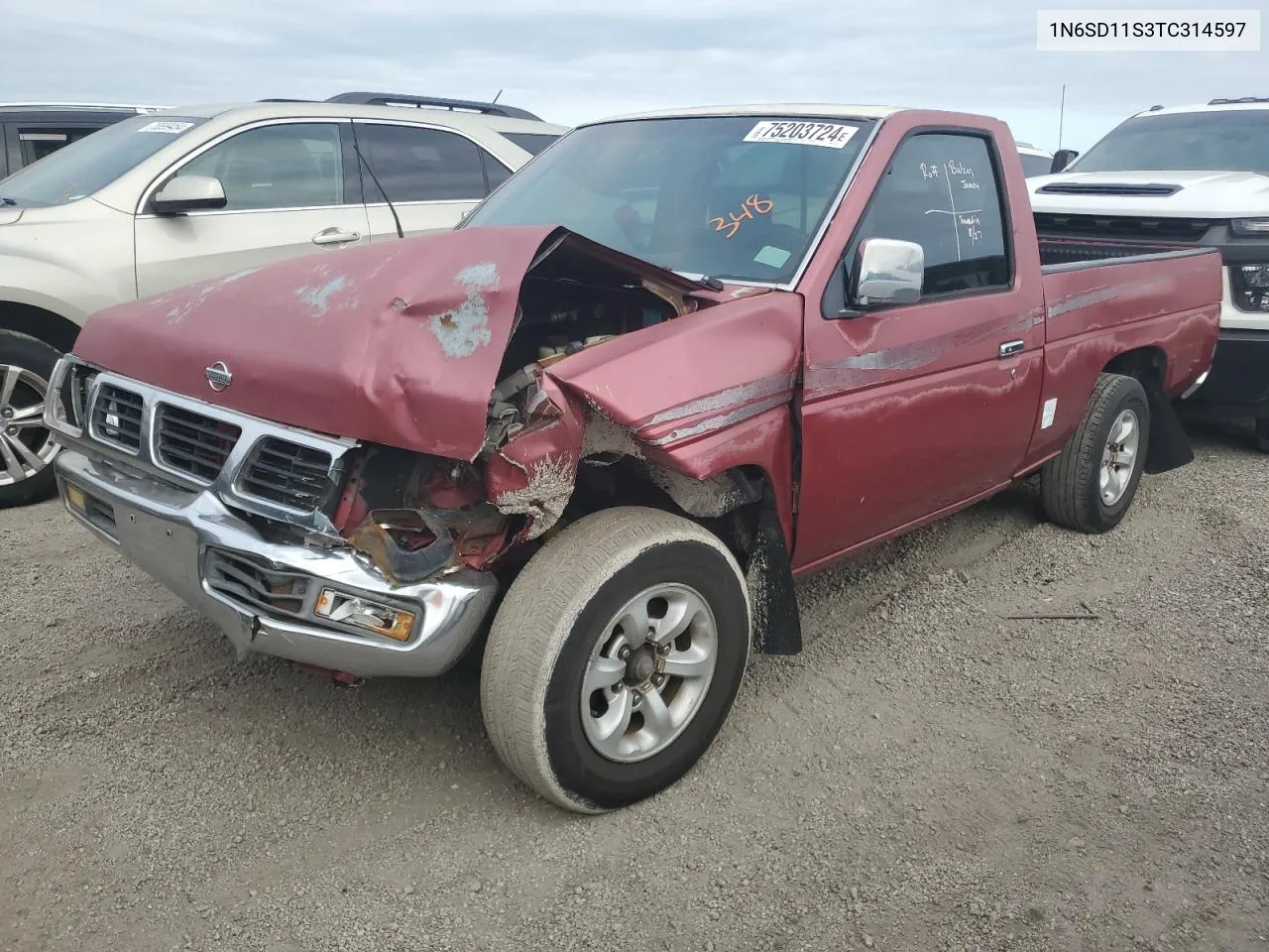 1996 Nissan Truck Base VIN: 1N6SD11S3TC314597 Lot: 75203724