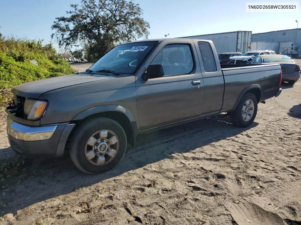 1998 Nissan Frontier King Cab Xe VIN: 1N6DD26S8WC305521 Lot: 78254594