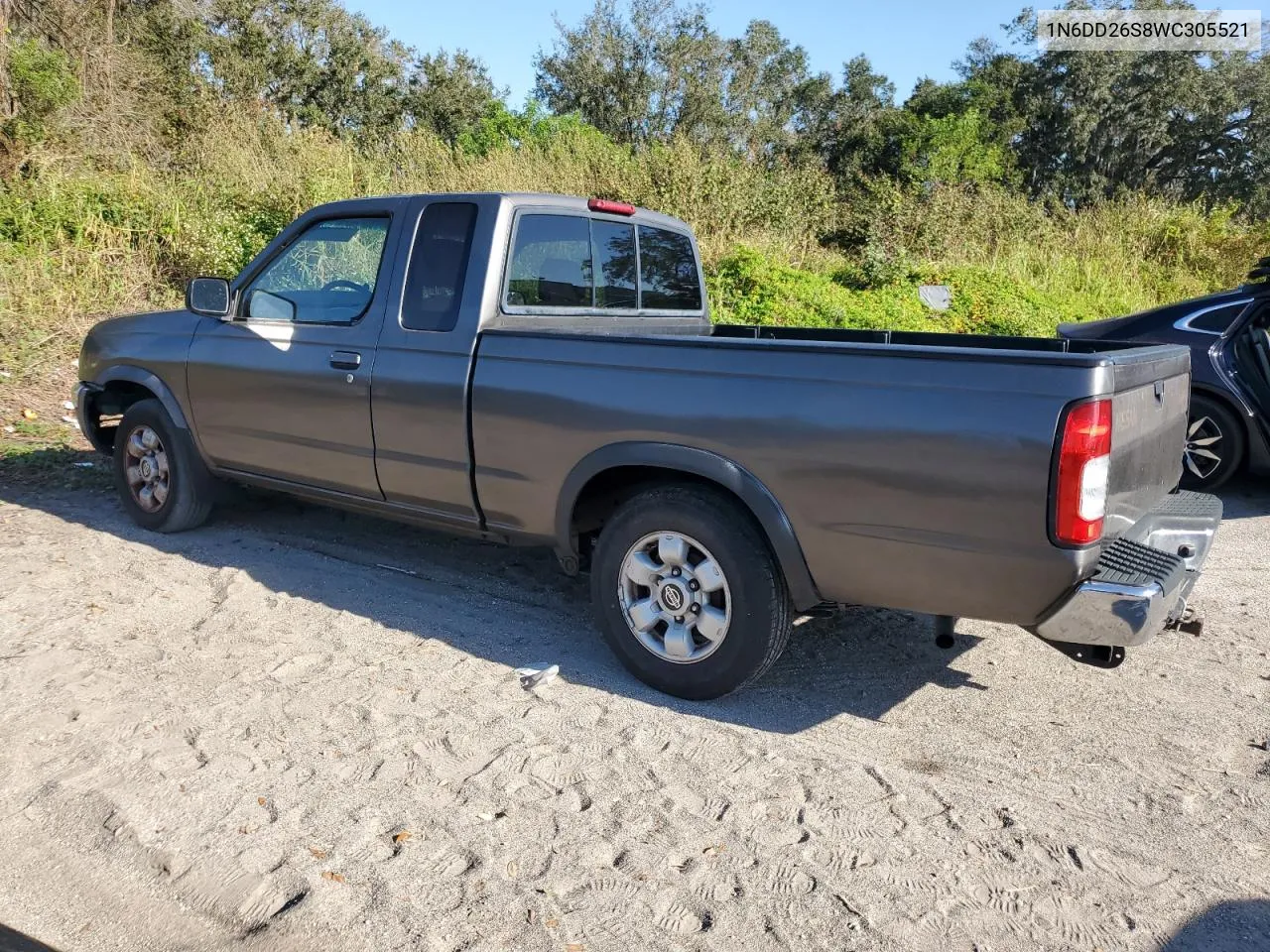 1998 Nissan Frontier King Cab Xe VIN: 1N6DD26S8WC305521 Lot: 78254594