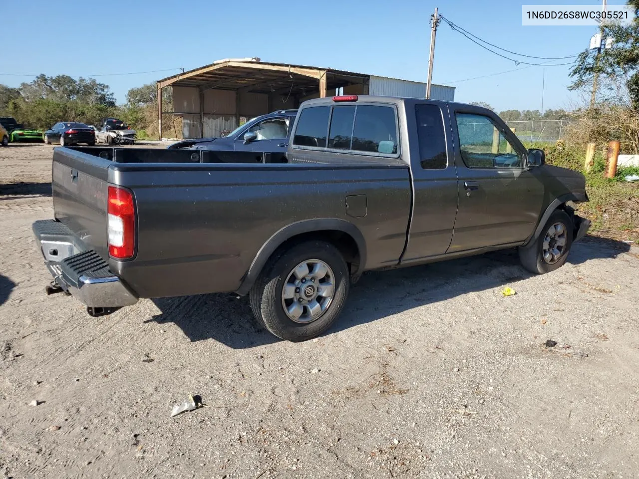 1998 Nissan Frontier King Cab Xe VIN: 1N6DD26S8WC305521 Lot: 78254594