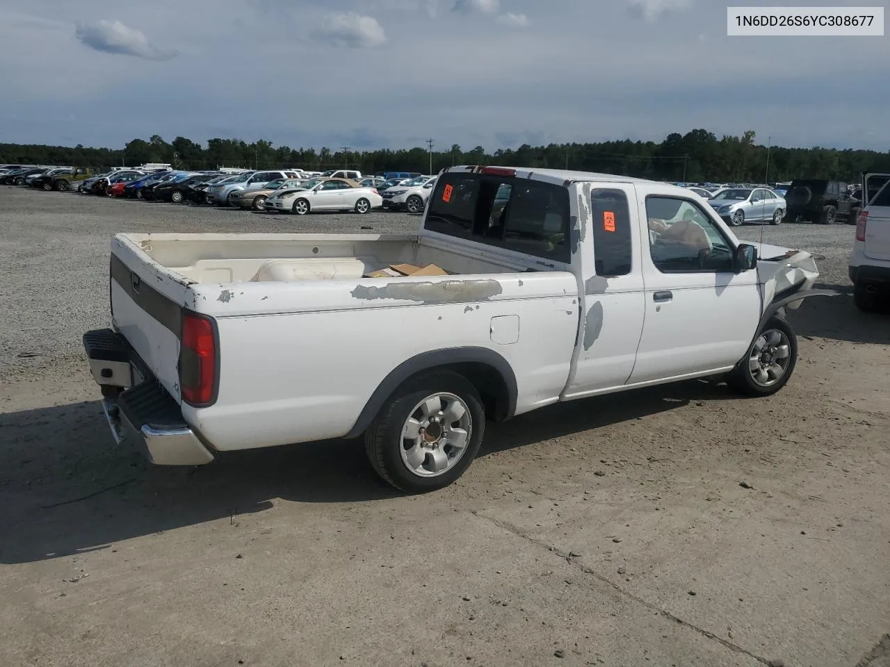 2000 Nissan Frontier King Cab Xe VIN: 1N6DD26S6YC308677 Lot: 71379614