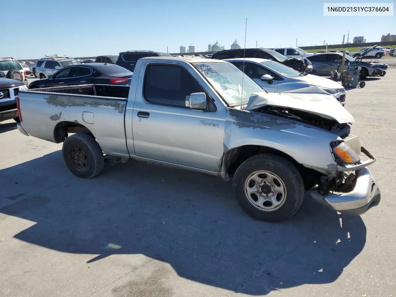 2000 Nissan Frontier Xe VIN: 1N6DD21S1YC376604 Lot: 76300064