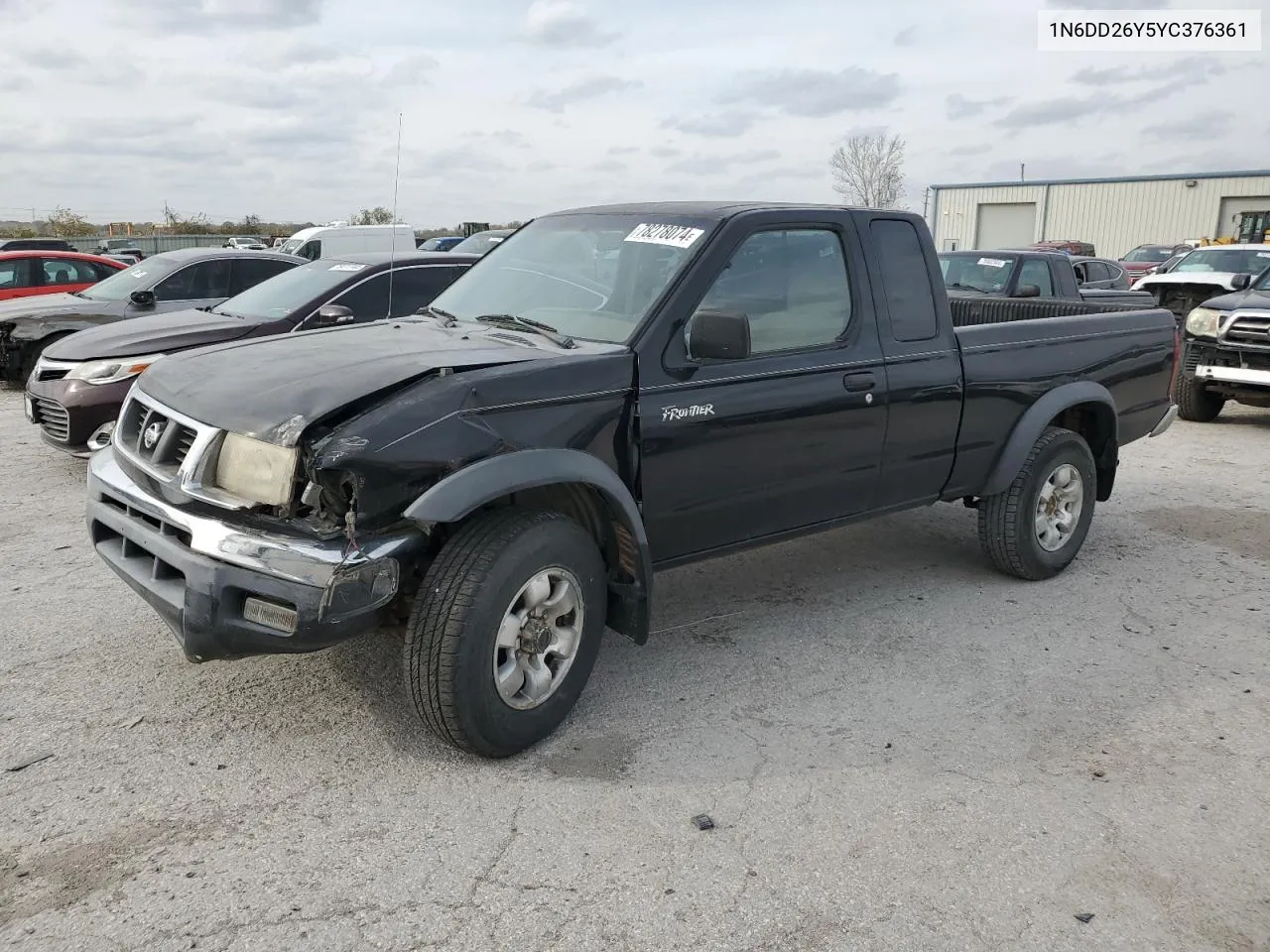 2000 Nissan Frontier King Cab Xe VIN: 1N6DD26Y5YC376361 Lot: 78278074