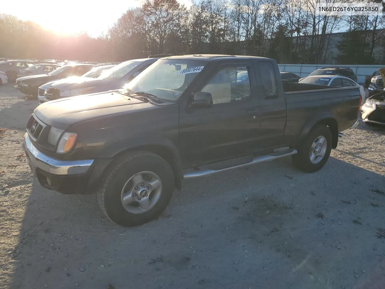 2000 Nissan Frontier King Cab Xe VIN: 1N6ED26T6YC325850 Lot: 80007644