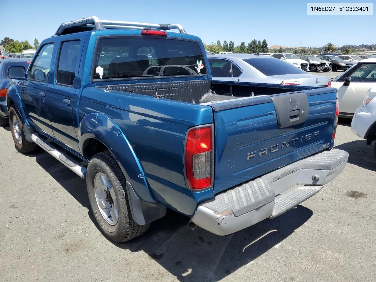 2001 Nissan Frontier Crew Cab Xe VIN: 1N6ED27T51C323401 Lot: 59620973