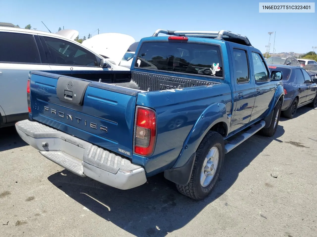 2001 Nissan Frontier Crew Cab Xe VIN: 1N6ED27T51C323401 Lot: 59620973