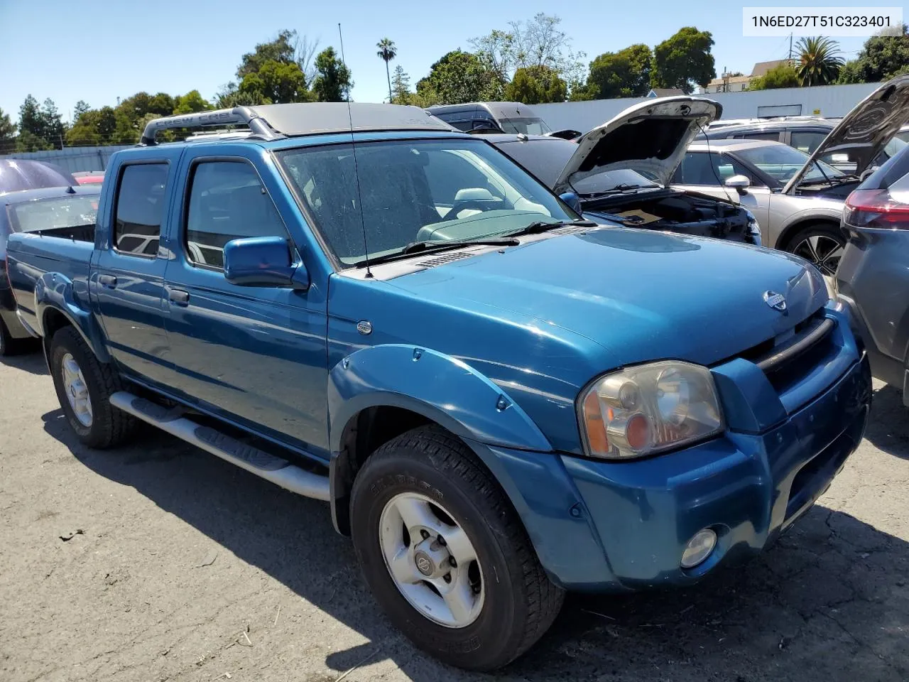 2001 Nissan Frontier Crew Cab Xe VIN: 1N6ED27T51C323401 Lot: 59620973