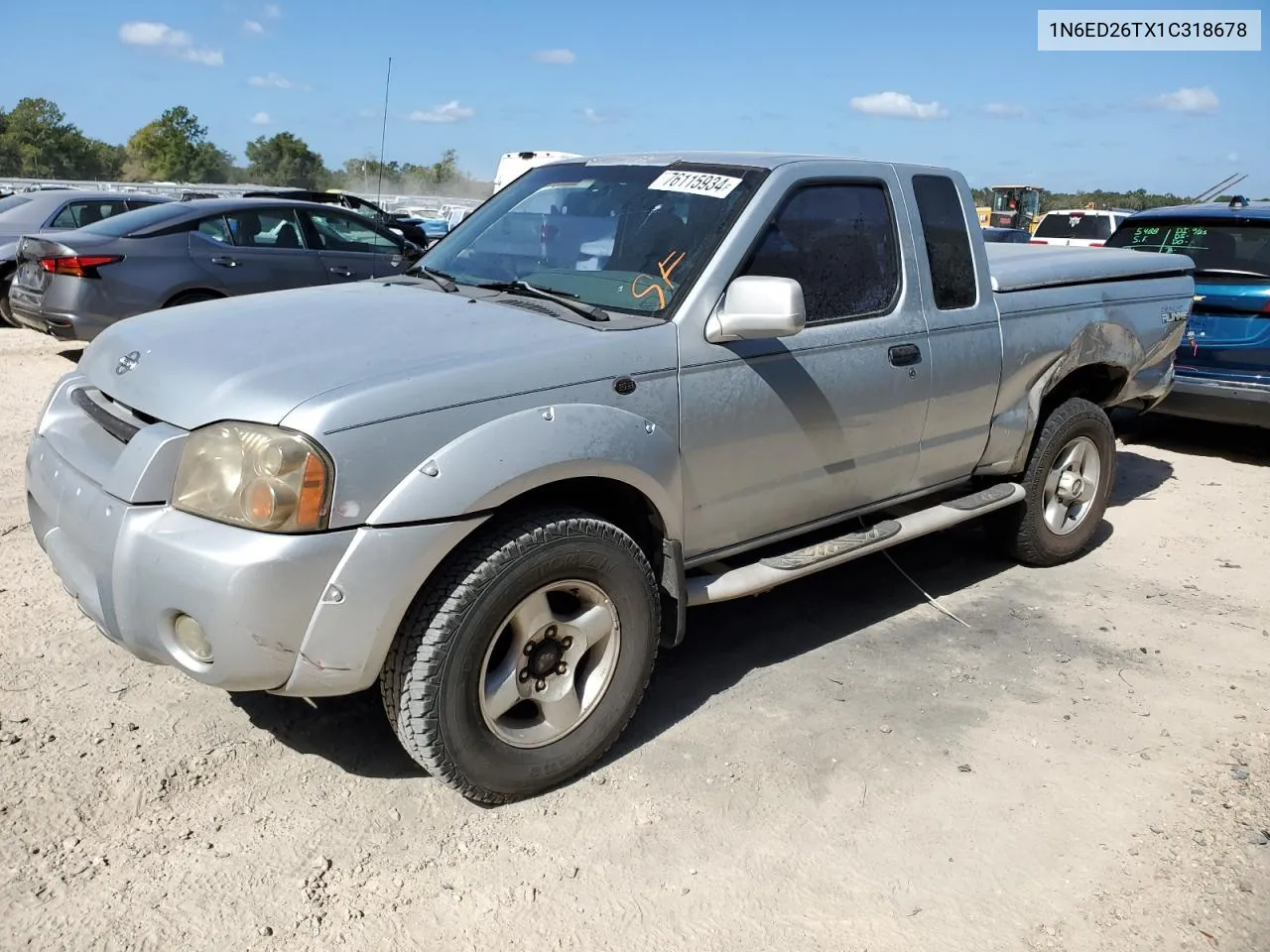 2001 Nissan Frontier King Cab Xe VIN: 1N6ED26TX1C318678 Lot: 76115934