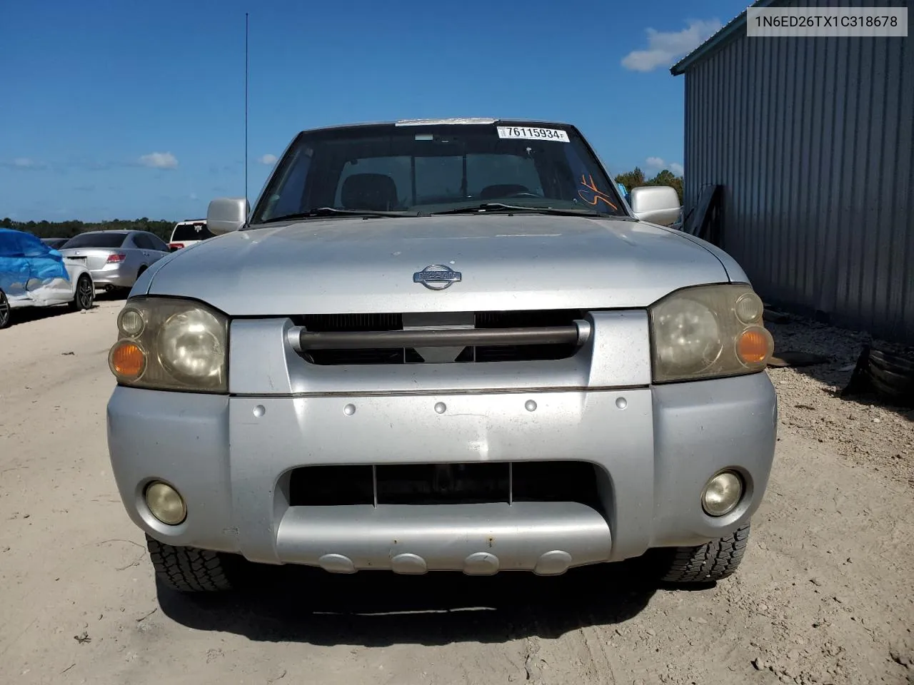 2001 Nissan Frontier King Cab Xe VIN: 1N6ED26TX1C318678 Lot: 76115934