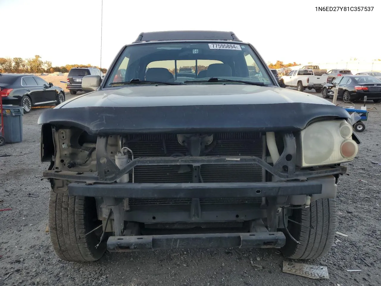 2001 Nissan Frontier Crew Cab Xe VIN: 1N6ED27Y81C357537 Lot: 77595894