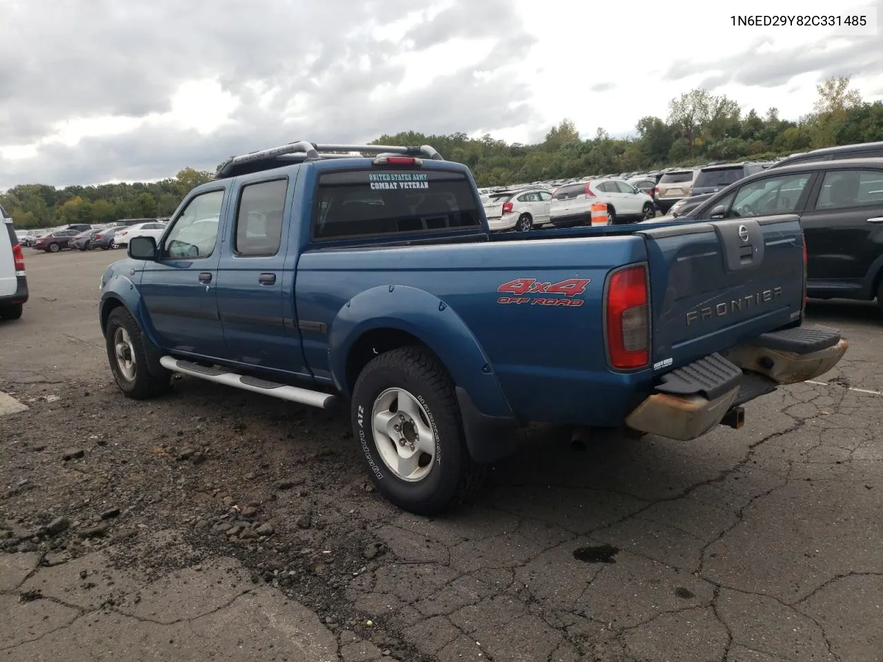 2002 Nissan Frontier Crew Cab Xe VIN: 1N6ED29Y82C331485 Lot: 72031434