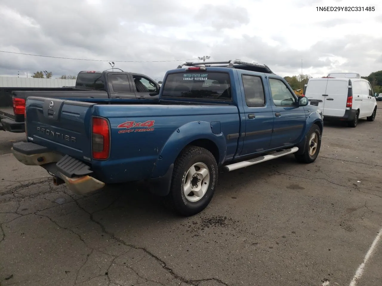 2002 Nissan Frontier Crew Cab Xe VIN: 1N6ED29Y82C331485 Lot: 72031434