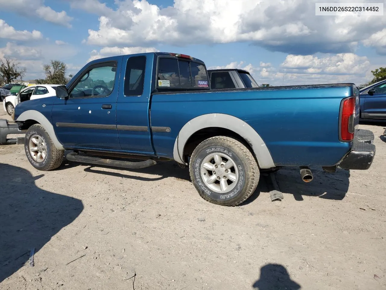 2002 Nissan Frontier King Cab Xe VIN: 1N6DD26S22C314452 Lot: 72598904