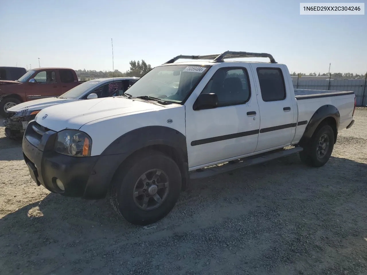 2002 Nissan Frontier Crew Cab Xe VIN: 1N6ED29XX2C304246 Lot: 73059404