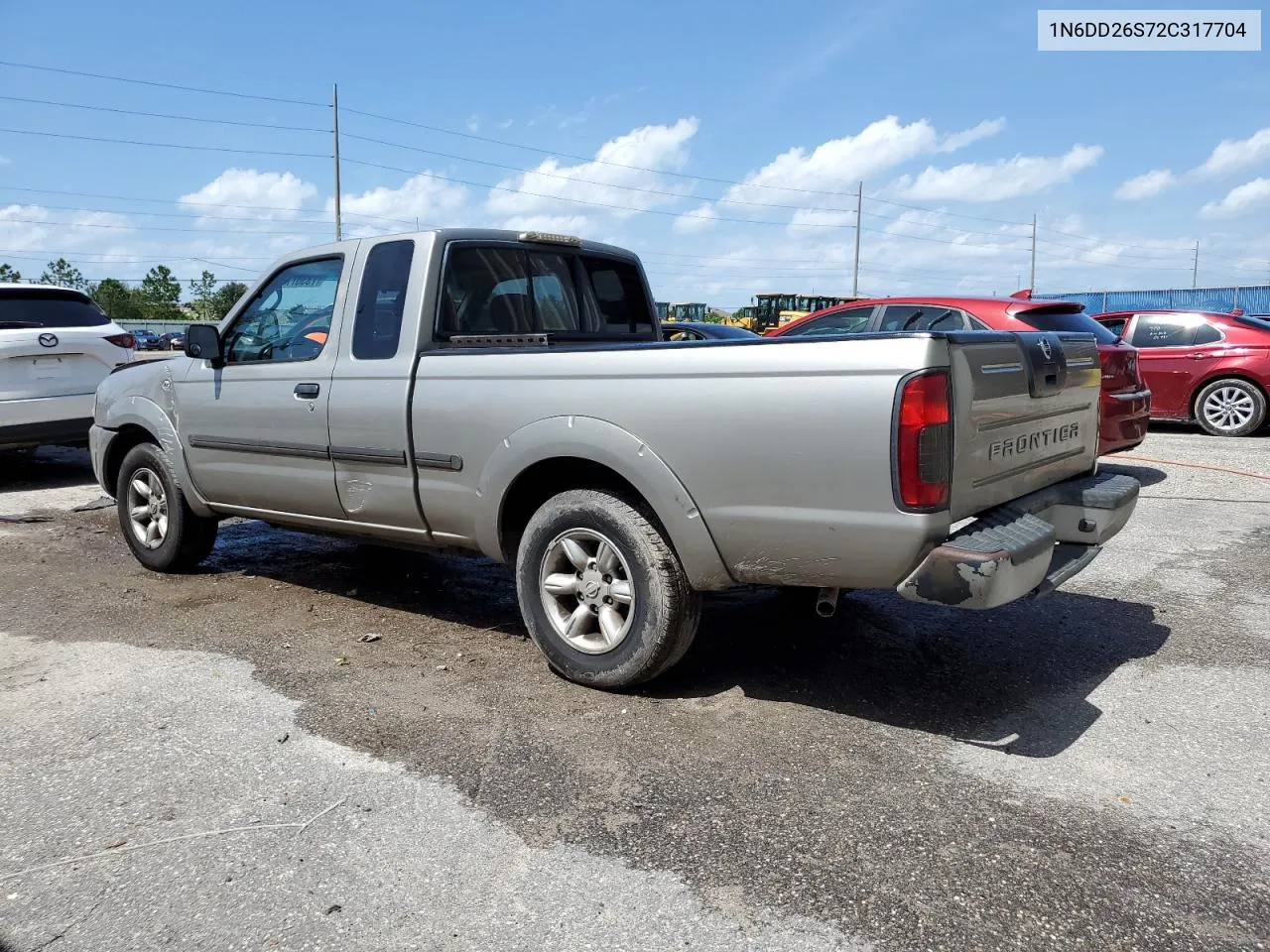 2002 Nissan Frontier King Cab Xe VIN: 1N6DD26S72C317704 Lot: 73307744