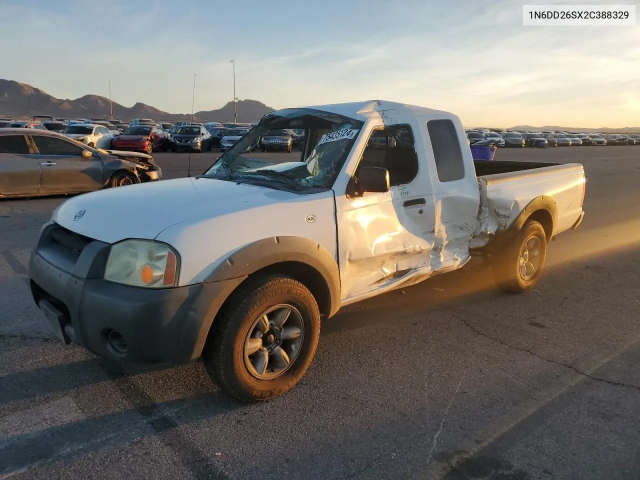 2002 Nissan Frontier King Cab Xe VIN: 1N6DD26SX2C388329 Lot: 75435124