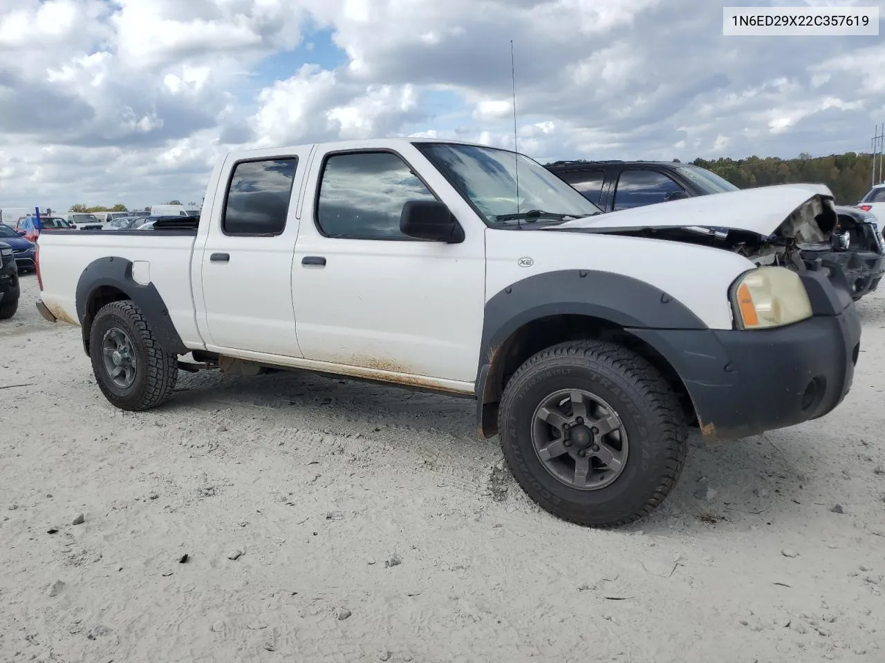 2002 Nissan Frontier Crew Cab Xe VIN: 1N6ED29X22C357619 Lot: 78707694