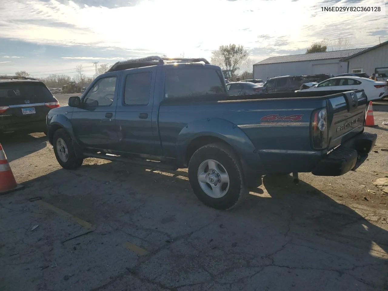 2002 Nissan Frontier Crew Cab Xe VIN: 1N6ED29Y82C360128 Lot: 79738154