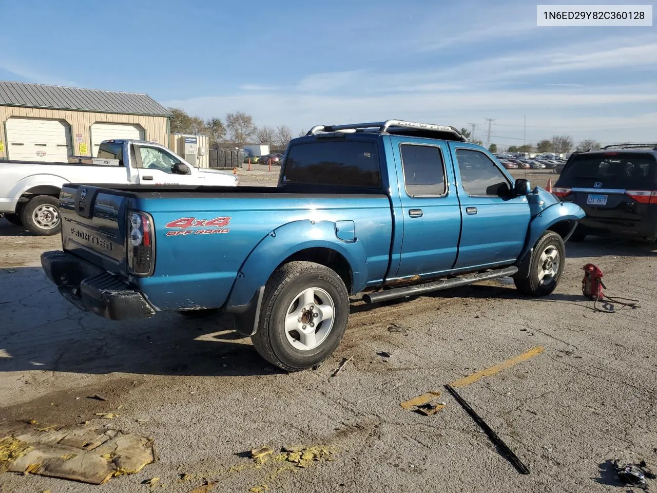 2002 Nissan Frontier Crew Cab Xe VIN: 1N6ED29Y82C360128 Lot: 79738154