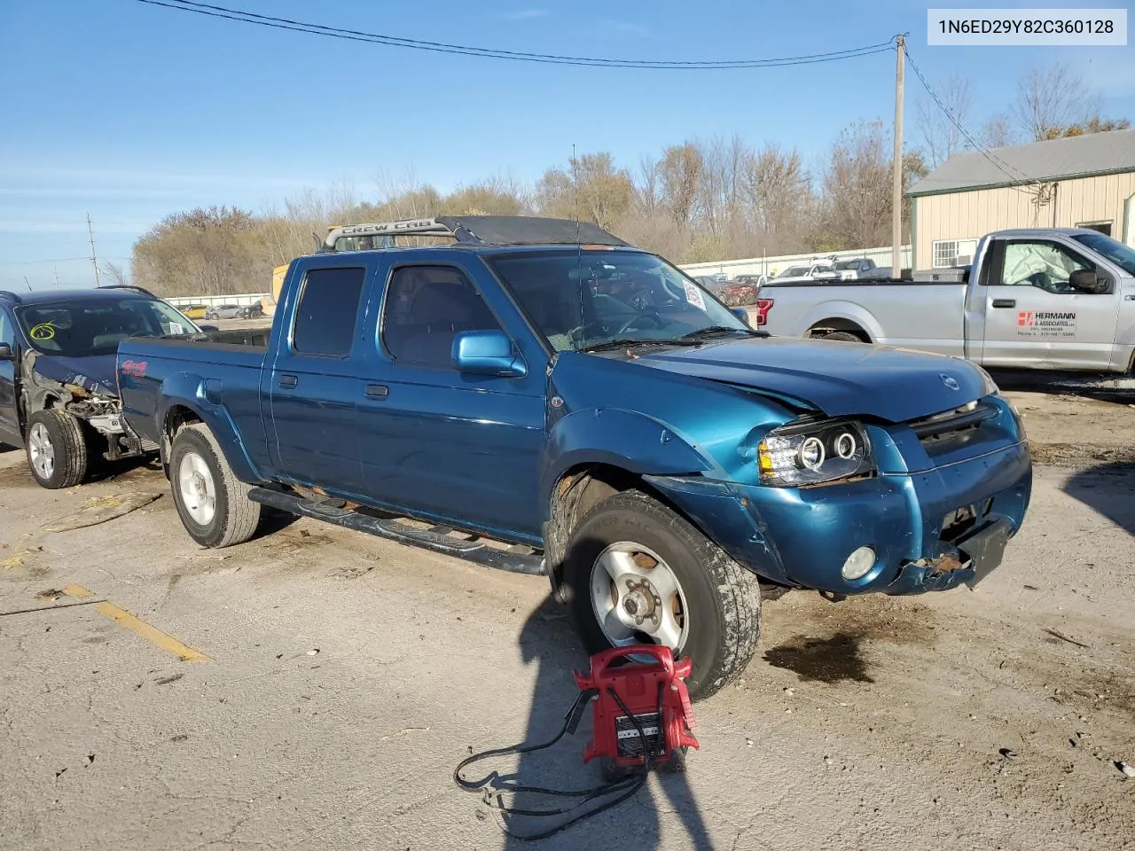 2002 Nissan Frontier Crew Cab Xe VIN: 1N6ED29Y82C360128 Lot: 79738154