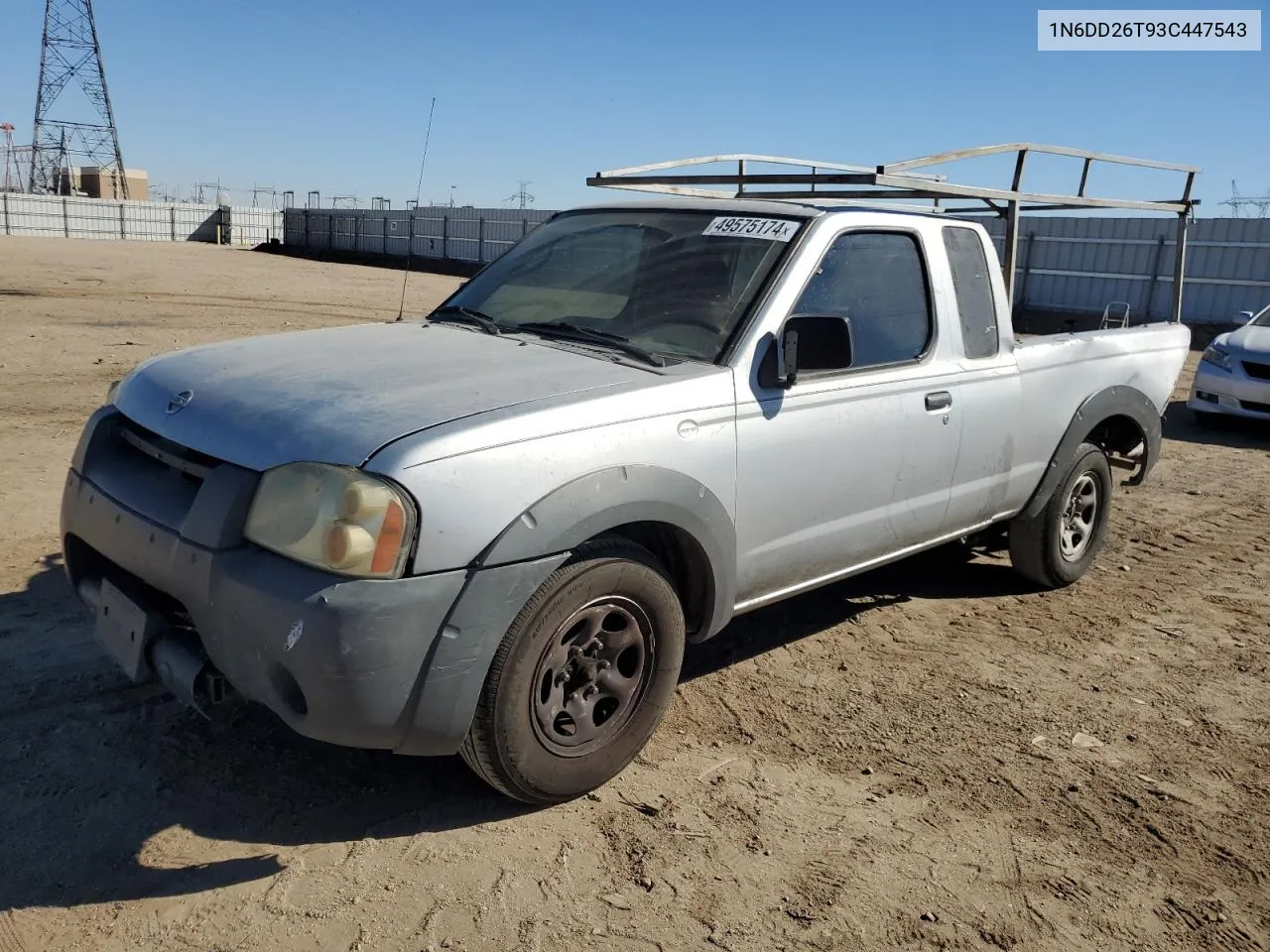 2003 Nissan Frontier King Cab Xe VIN: 1N6DD26T93C447543 Lot: 49575174