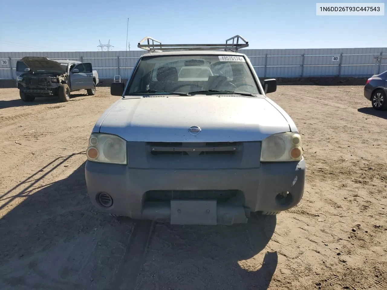 2003 Nissan Frontier King Cab Xe VIN: 1N6DD26T93C447543 Lot: 49575174