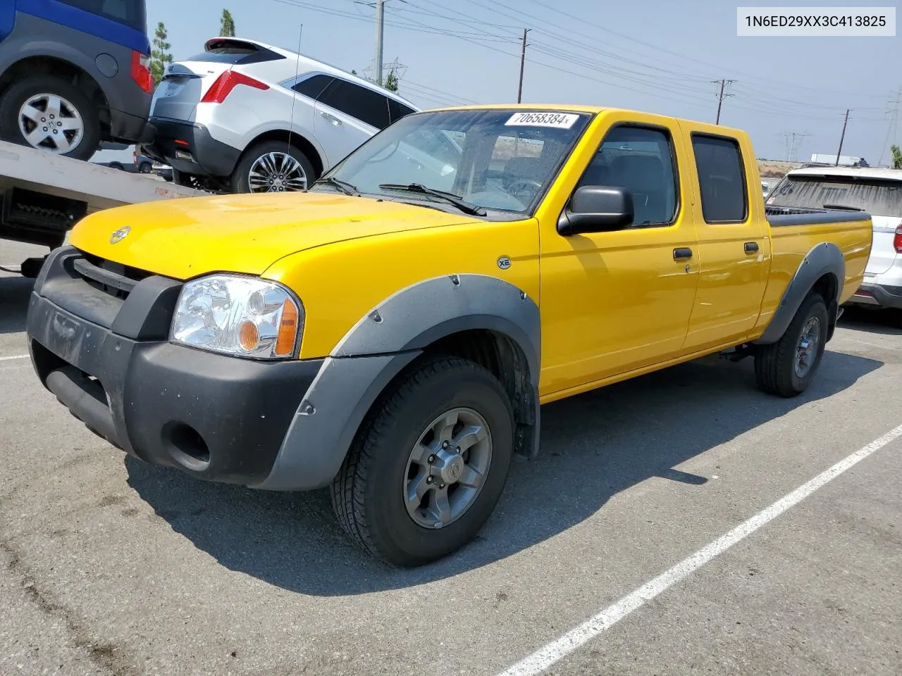 2003 Nissan Frontier Crew Cab Xe VIN: 1N6ED29XX3C413825 Lot: 70658384