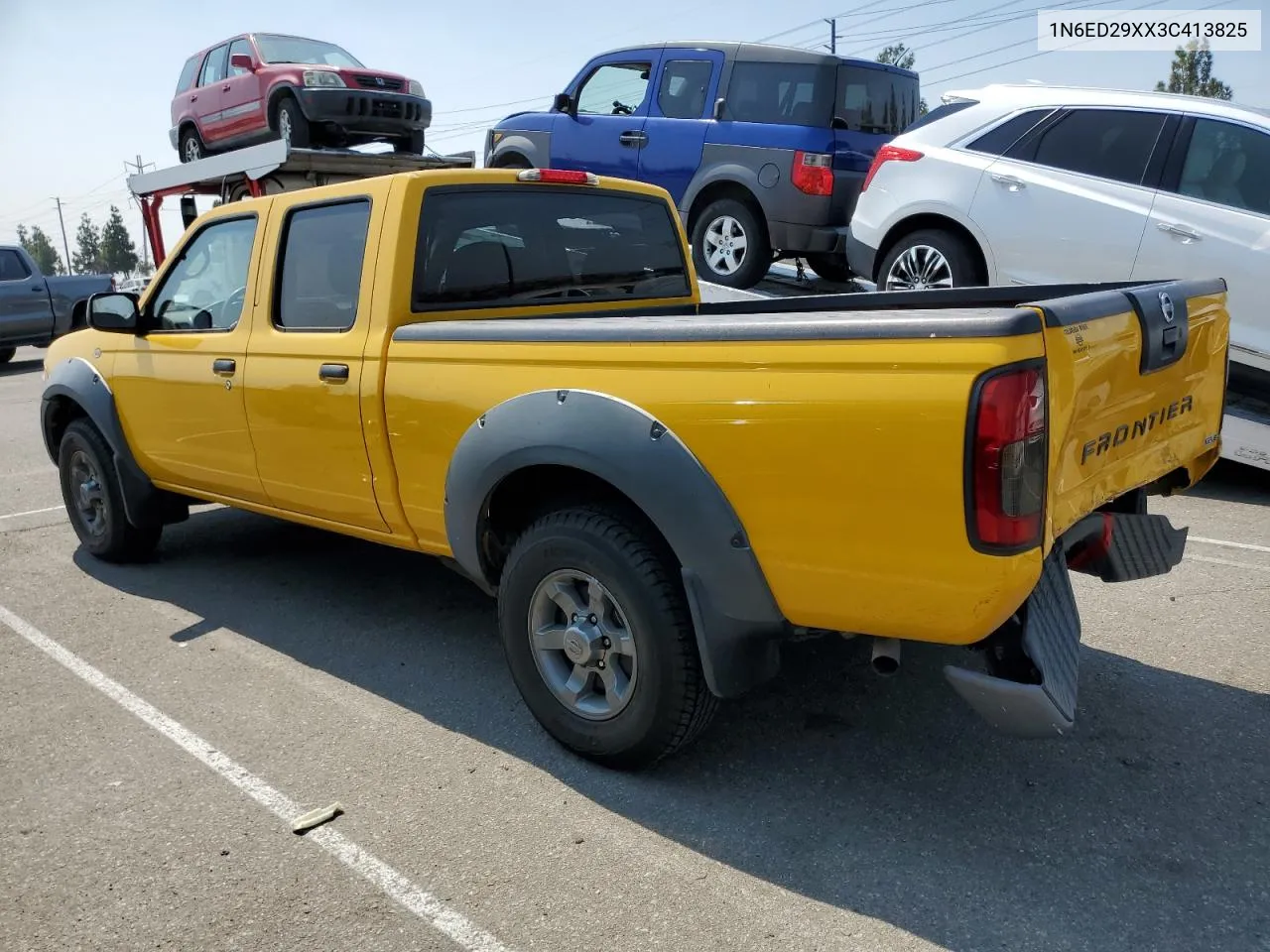 2003 Nissan Frontier Crew Cab Xe VIN: 1N6ED29XX3C413825 Lot: 70658384