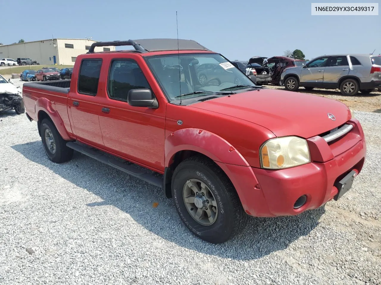 2003 Nissan Frontier Crew Cab Xe VIN: 1N6ED29YX3C439317 Lot: 70885694