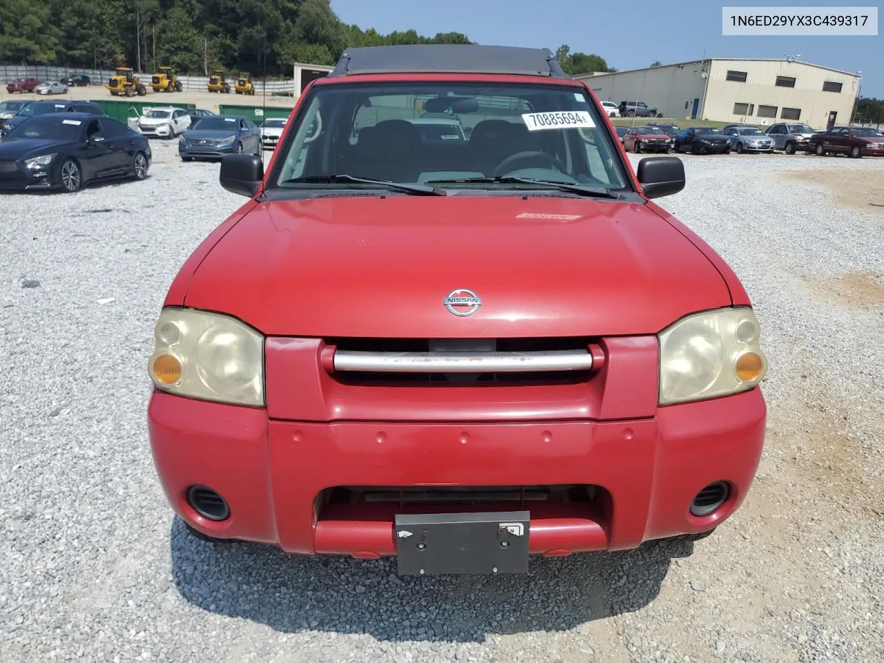 2003 Nissan Frontier Crew Cab Xe VIN: 1N6ED29YX3C439317 Lot: 70885694