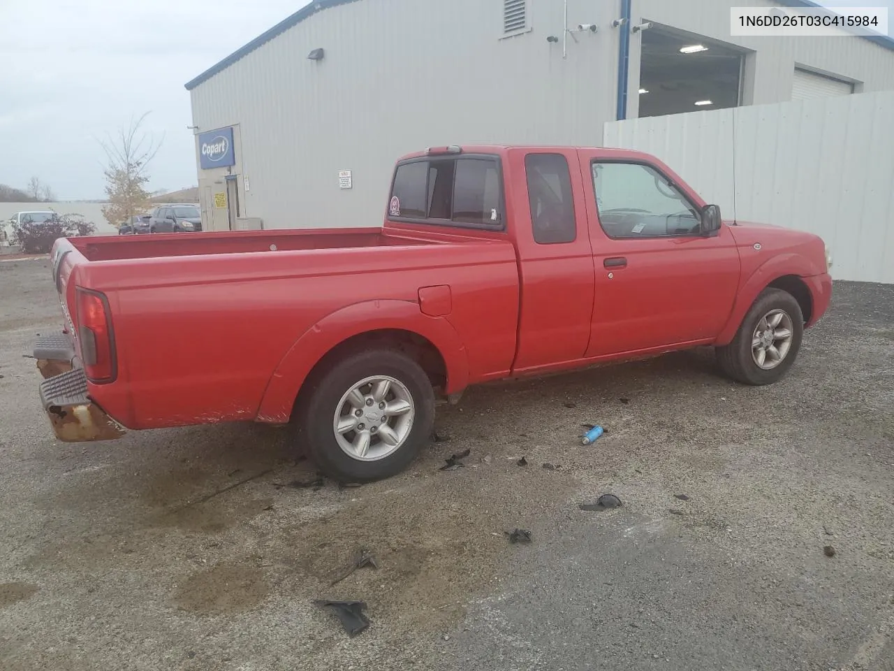 2003 Nissan Frontier King Cab Xe VIN: 1N6DD26T03C415984 Lot: 78272394