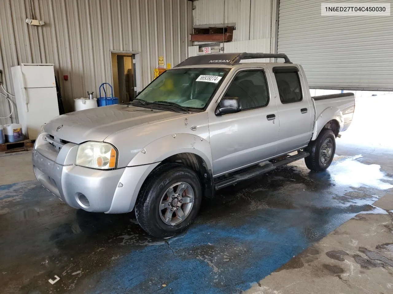 2004 Nissan Frontier Crew Cab Xe V6 VIN: 1N6ED27T04C450030 Lot: 66939274