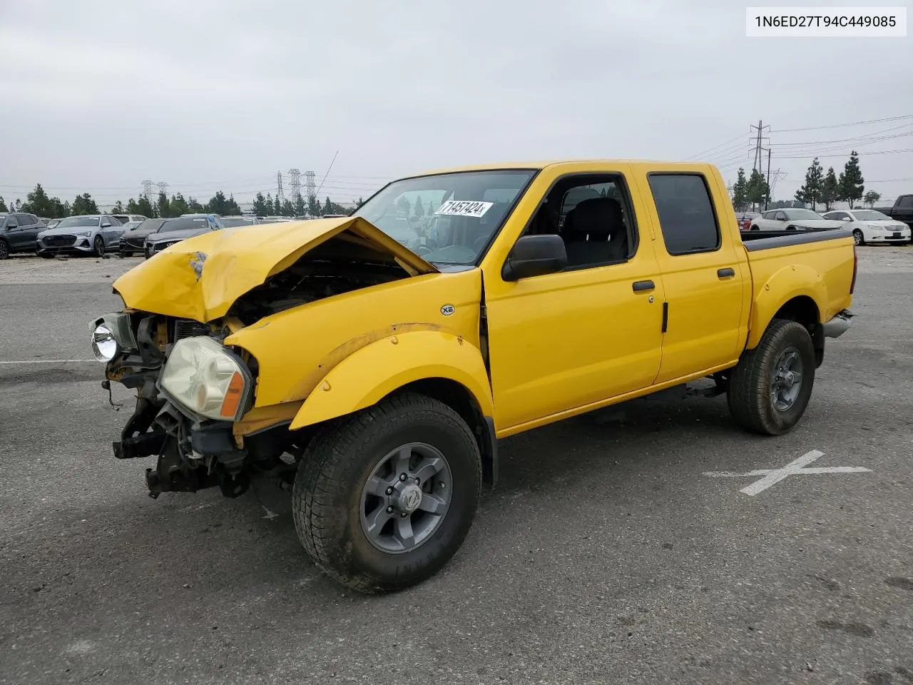 2004 Nissan Frontier Crew Cab Xe V6 VIN: 1N6ED27T94C449085 Lot: 71457424