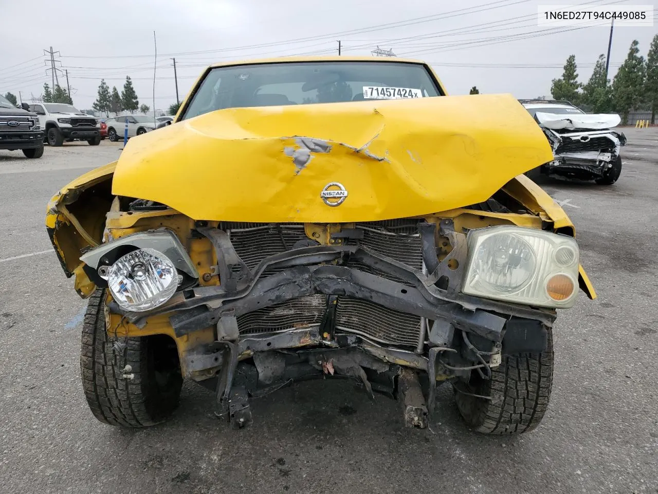 2004 Nissan Frontier Crew Cab Xe V6 VIN: 1N6ED27T94C449085 Lot: 71457424