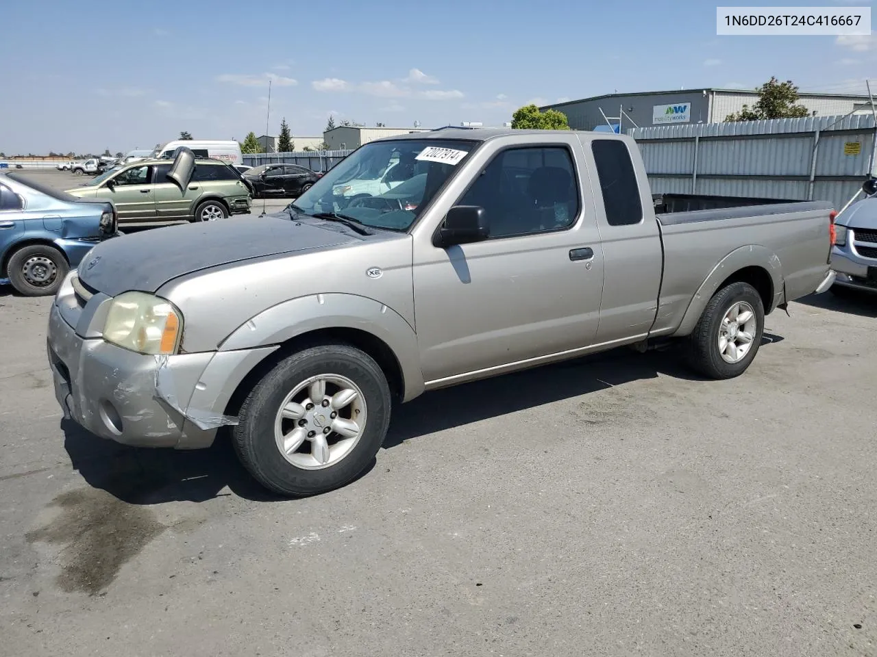 2004 Nissan Frontier King Cab Xe VIN: 1N6DD26T24C416667 Lot: 72027914