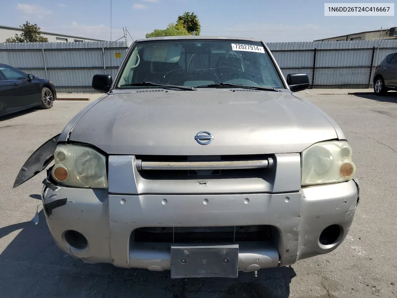 2004 Nissan Frontier King Cab Xe VIN: 1N6DD26T24C416667 Lot: 72027914