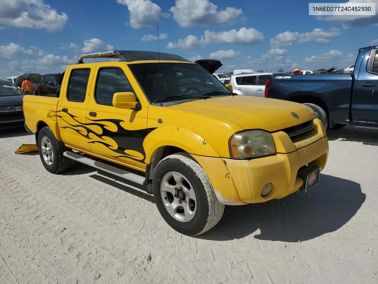 2004 Nissan Frontier Crew Cab Xe V6 VIN: 1N6ED27T24C452930 Lot: 76519834