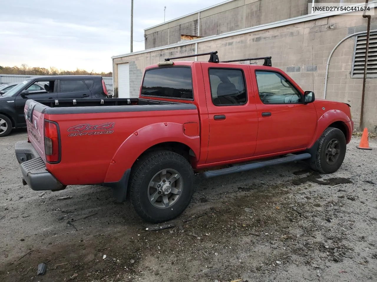 2004 Nissan Frontier Crew Cab Xe V6 VIN: 1N6ED27Y54C441674 Lot: 77592694