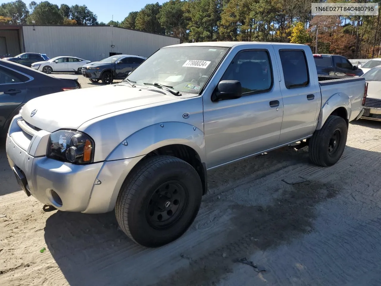 2004 Nissan Frontier Crew Cab Xe V6 VIN: 1N6ED27T84C480795 Lot: 77988034