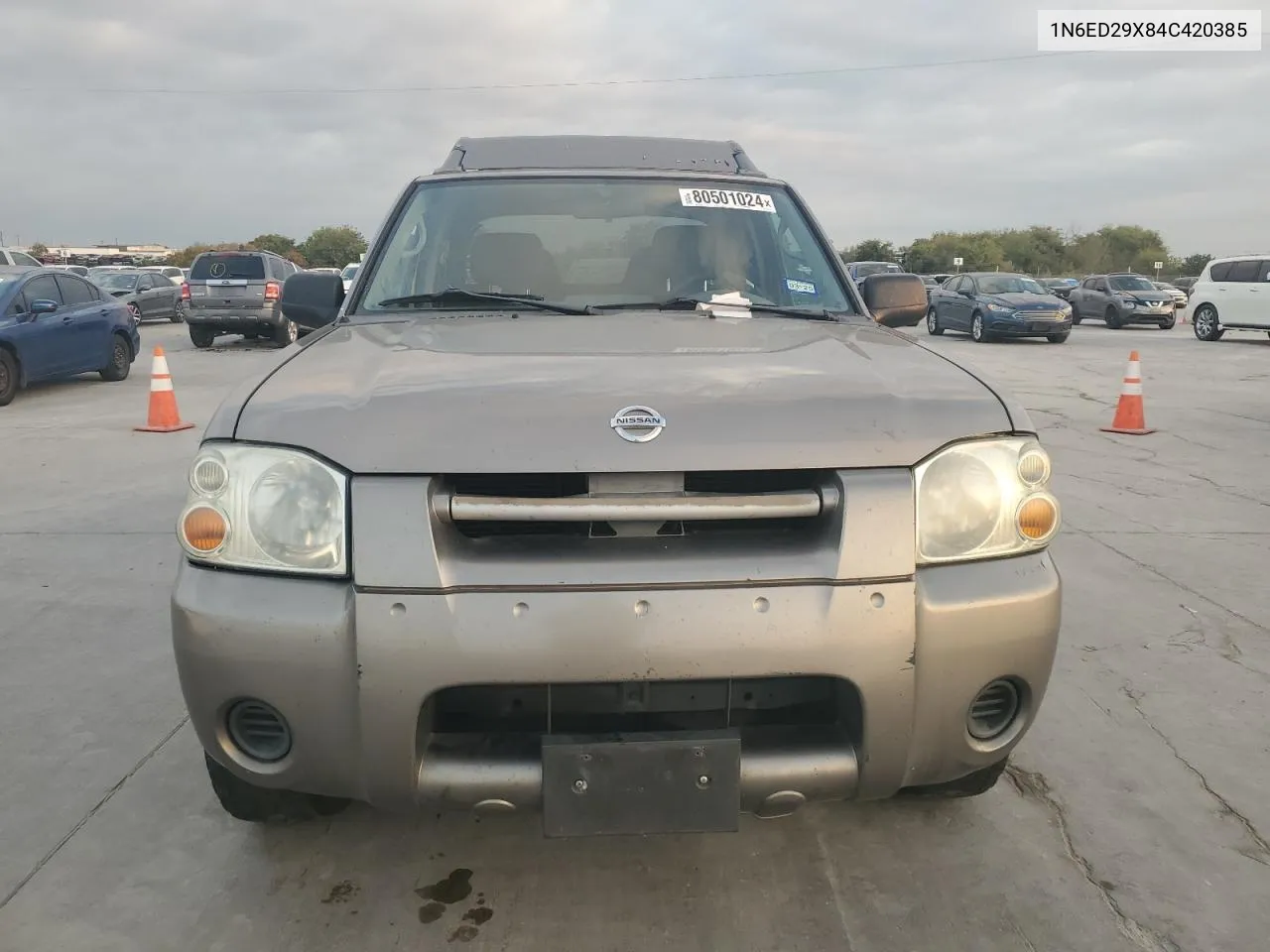 2004 Nissan Frontier Crew Cab Xe V6 VIN: 1N6ED29X84C420385 Lot: 80501024