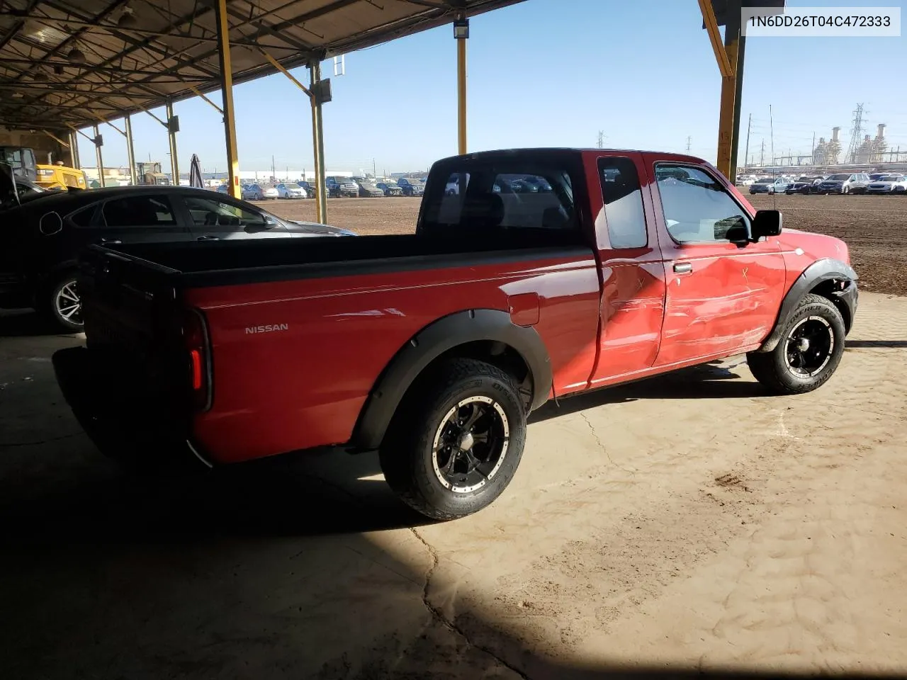 2004 Nissan Frontier King Cab Xe VIN: 1N6DD26T04C472333 Lot: 81077484