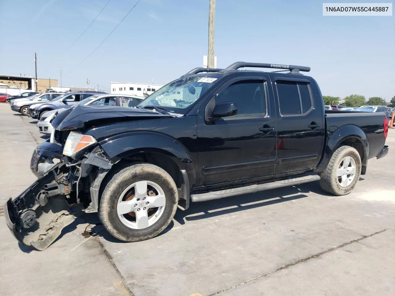 2005 Nissan Frontier Crew Cab Le VIN: 1N6AD07W55C445887 Lot: 66719204