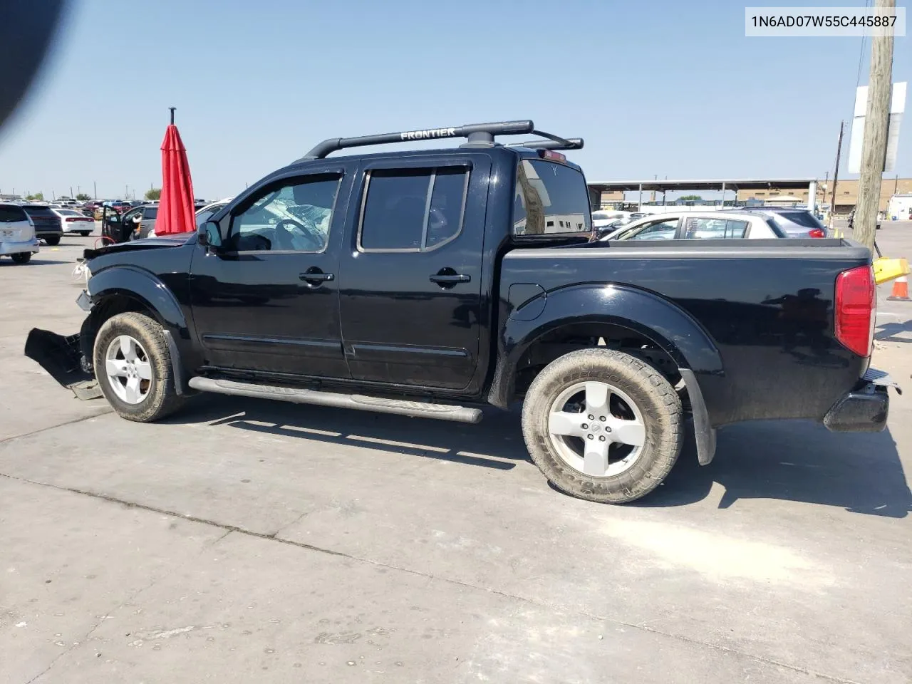 2005 Nissan Frontier Crew Cab Le VIN: 1N6AD07W55C445887 Lot: 66719204