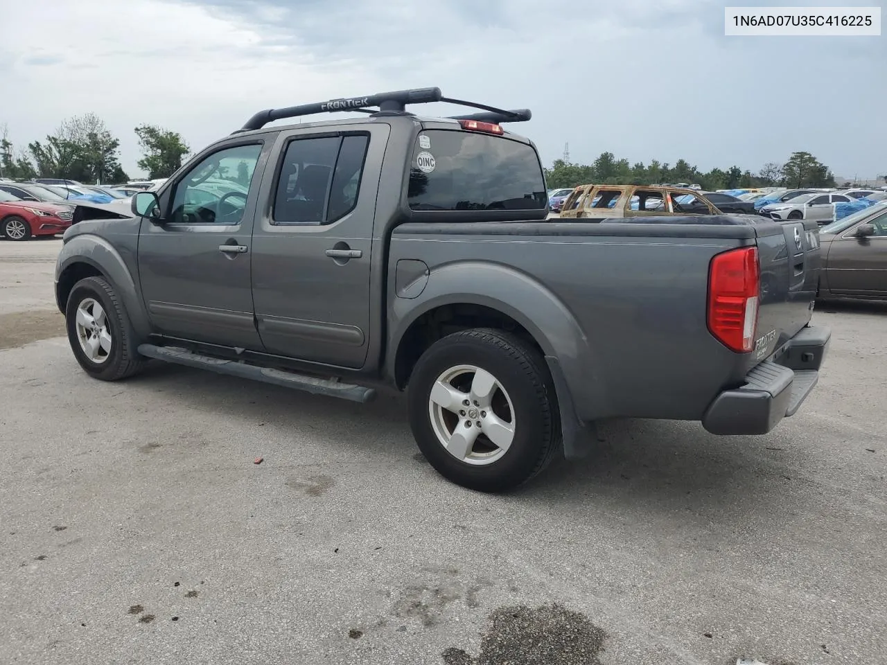 2005 Nissan Frontier Crew Cab Le VIN: 1N6AD07U35C416225 Lot: 68075224