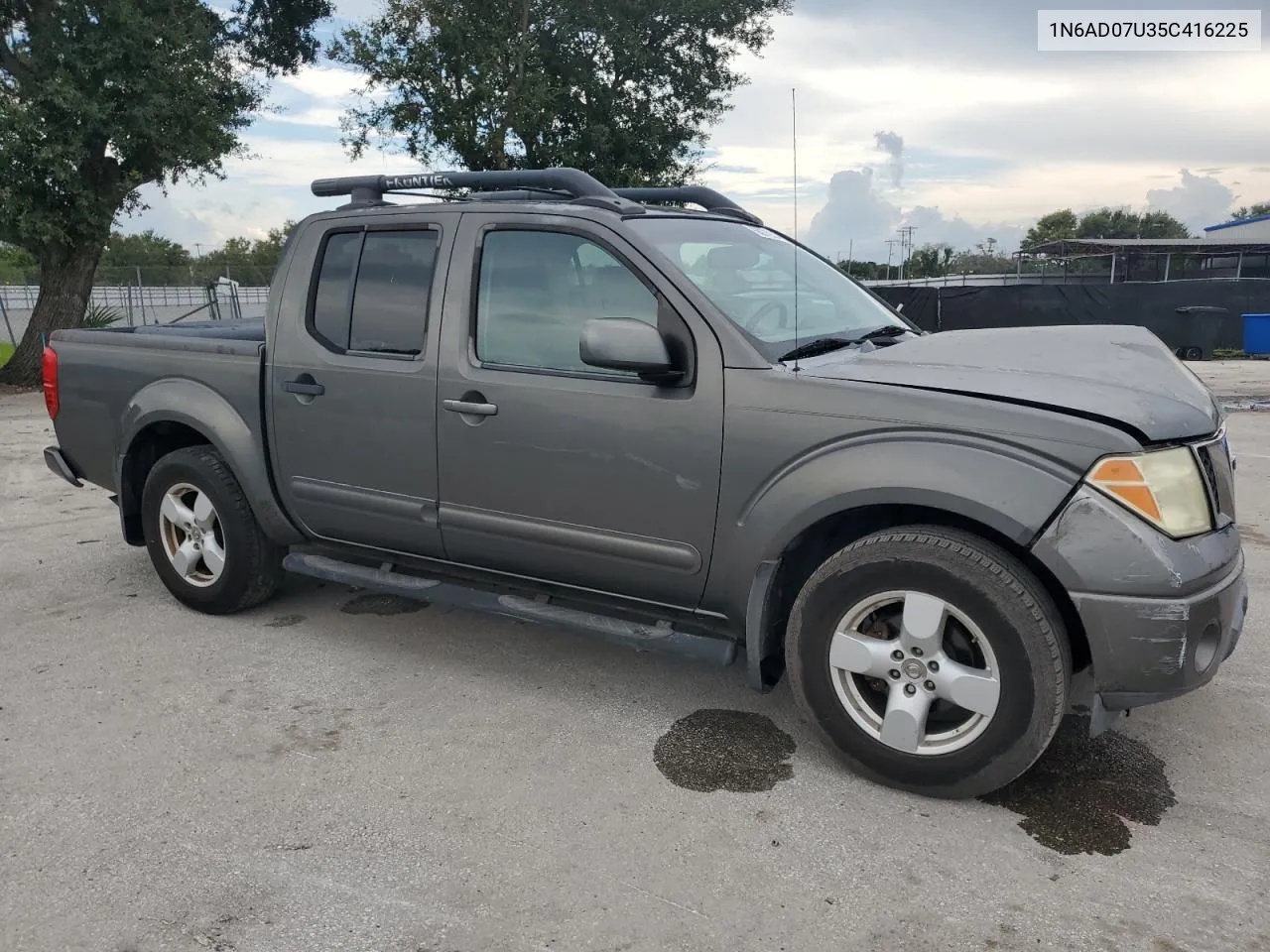 2005 Nissan Frontier Crew Cab Le VIN: 1N6AD07U35C416225 Lot: 68075224