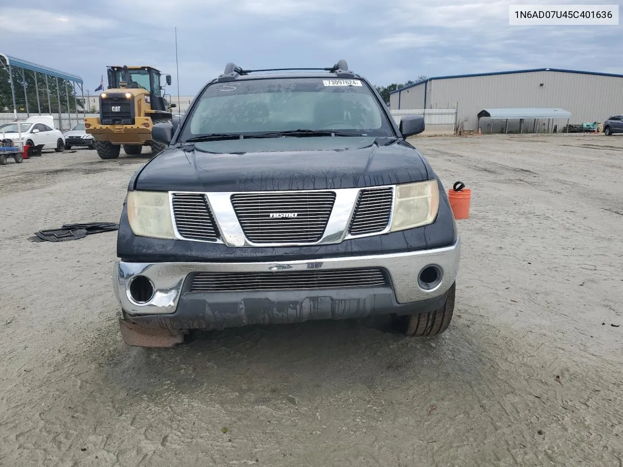 2005 Nissan Frontier Crew Cab Le VIN: 1N6AD07U45C401636 Lot: 73097624