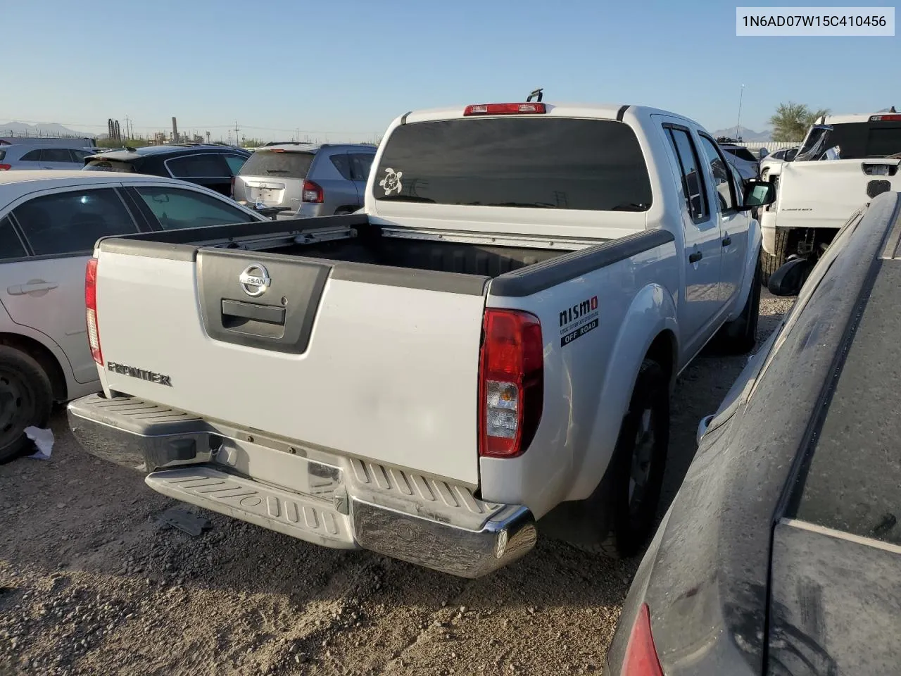 2005 Nissan Frontier Crew Cab Le VIN: 1N6AD07W15C410456 Lot: 78011124