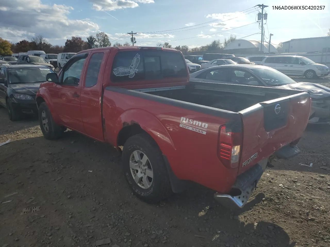 2005 Nissan Frontier King Cab Le VIN: 1N6AD06WX5C420257 Lot: 78644834