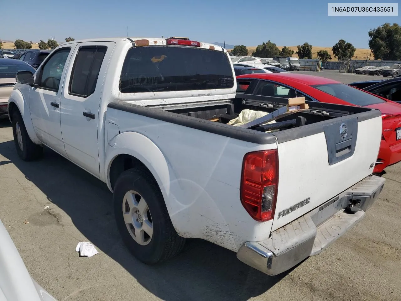 1N6AD07U36C435651 2006 Nissan Frontier Crew Cab Le