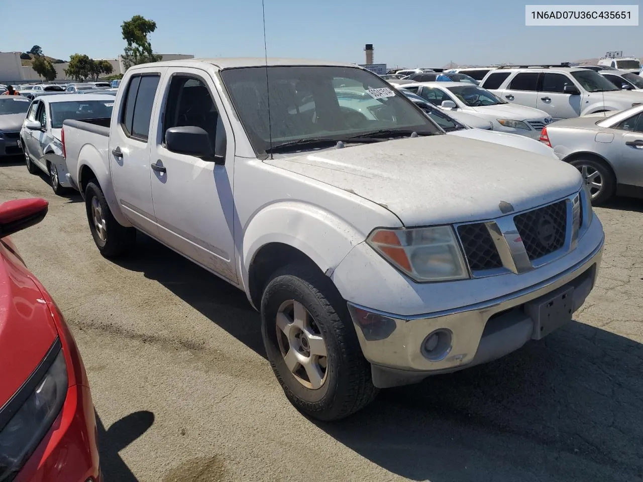 1N6AD07U36C435651 2006 Nissan Frontier Crew Cab Le